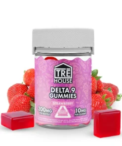 Strawberry Delta 9 THC Gummies