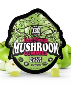 Sour Apple Extra-Strength Mushroom Gummies